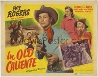 3z628 IN OLD CALIENTE LC R1948 cowboy Roy Rogers, Gabby Hayes & pretty Mary Hart!