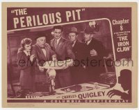 3z639 IRON CLAW chapter 8 LC 1941 Charles Quigley, Columbia serial, The Perilous Pit!