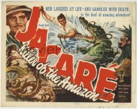 3z143 JACARE TC R1948 Frank Buck's first feature picture ever filmed in the wild Amazon Jungle!