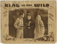 3z659 KING OF THE WILD chap 11 LC 1931 Walter Miller, Nora Lane, old man in drag, Fire of the Gods!