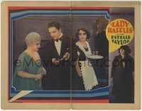 3z662 LADY RAFFLES LC 1928 jewel thief Estelle Taylor at society party dressed as a servant, rare!