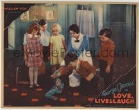 3z690 LOVE, LIVE & LAUGH LC 1929 Jewish George Jessel stars, Lila Lee breaks up kids fighting!