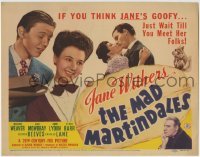 3z180 MAD MARTINDALES TC 1942 goofy Jane Withers, Marjorie Weaver, Alan Mowbray, James Lydon!