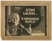 3z187 MANDARIN MIXUP TC 1924 solo Stan Laurel in yellowface as Sum Sap, ultra rare!