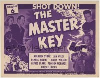 3z189 MASTER KEY chapter 6 TC 1945 Milburn Stone, Jan Wiley, Universal spy serial, Shot Down!
