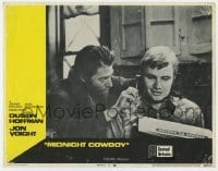 3z714 MIDNIGHT COWBOY int'l LC #7 1969 Dustin Hoffman, Jon Voight, John Schlesinger classic!