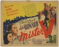 3z198 MISTER V TC 1942 Leslie Howard is everywhere in World War II, helping England to victory!