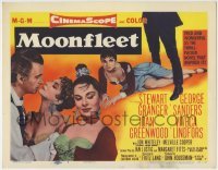 3z205 MOONFLEET TC 1955 Fritz Lang, Stewart Granger, Joan Greenwood, sexy Viveca Lindfors
