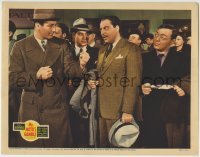 3z727 MR. MOTO'S GAMBLE LC 1938 Peter Lorre watches Slapsie Maxie Rosenbloom, Keye Luke & Huber!