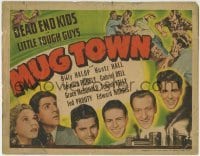 3z210 MUG TOWN TC 1942 Dead End Kids, Little Tough Guys, pretty Grace McDonald!