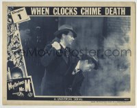 3z732 MYSTERIOUS MR M chapter 1 LC 1946 Universal crime serial, When Clocks Chime Death!