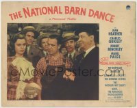 3z735 NATIONAL BARN DANCE LC 1944 Robert Benchley & others stare at worried Jean Heather!