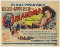 3z224 OKLAHOMA TC 1956 Rodgers & Hammerstein classic musical, 20th Century-Fox release!