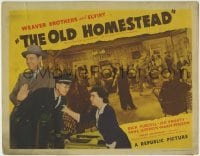 3z225 OLD HOMESTEAD TC 1942 Weaver Brothers & Elviry, Dick Purcell, Jed Prouty, Anne Jeffreys
