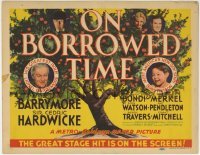 3z227 ON BORROWED TIME TC 1939 Lionel Barrymore makes a deal with Death to save his grandson!