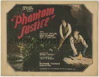 3z242 PHANTOM JUSTICE TC 1924 Estelle Taylor, Rod La Rocque and an all star cast, murder mystery!