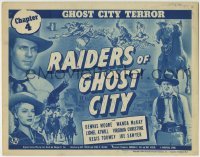 3z248 RAIDERS OF GHOST CITY chapter 4 TC 1944 Dennis Moore western serial, Ghost City Terror!