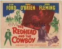 3z250 REDHEAD & THE COWBOY TC 1951 Glenn Ford, sexy Rhonda Fleming, Edmond O'Brien, western!