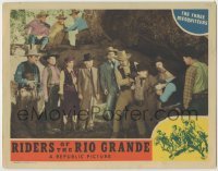 3z809 RIDERS OF THE RIO GRANDE LC 1943 The Three Mesquiteers catch the bad guys!