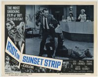 3z814 RIOT ON SUNSET STRIP LC #6 1967 Aldo Ray, the most shocking film of our generation!