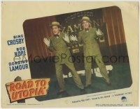 3z815 ROAD TO UTOPIA LC #6 1946 image of wacky Bob Hope & Bing Crosby in dance number!