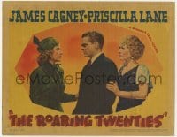 3z816 ROARING TWENTIES LC 1939 bootlegger James Cagney with Priscilla Lane & Gladys George, rare!