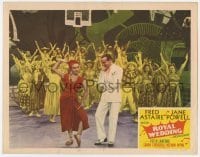 3z827 ROYAL WEDDING LC #1 1951 Fred Astaire watches sexy Jane Powell dance, Stanley Donen!