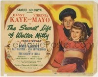 3z274 SECRET LIFE OF WALTER MITTY TC 1947 sexy Virginia Mayo & Danny Kay, fantasy comedy!
