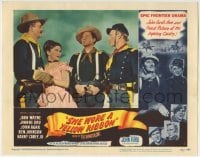 3z845 SHE WORE A YELLOW RIBBON LC #3 1949 John Wayne, Joanne Dru, John Agar & Harry Carey Jr.!