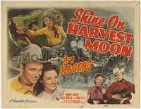 3z278 SHINE ON HARVEST MOON TC R1948 Roy Rogers punching, playing guitar & smiling close up!