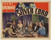 3z853 SILVER CORD LC 1933 Irene Dunne, young Joel McCrea, Frances Dee & others at table, very rare!