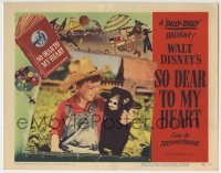 3z862 SO DEAR TO MY HEART LC #4 1949 Walt Disney, great c/u of young Bobby Driscoll & lamb!