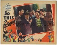 3z864 SO THIS IS COLLEGE LC 1929 Robert Montgomery & Cliff Edwards, John Held Jr. border art!