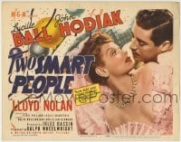 3z326 TWO SMART PEOPLE TC 1946 Jules Dassin directed, Lucille Ball, John Hodiak, Leslie Charteris!