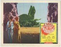 3z951 VALLEY OF THE DRAGONS LC 1961 Jules Verne, dinosaurs in a world time forgot!