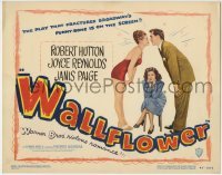3z334 WALLFLOWER TC 1948 Robert Hutton, Joyce Reynolds & Janis Paige, from the Broadway play!