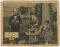 3z960 WEAK-END PARTY LC 1922 gardener Stan Laurel drinks from punch bowl at birthday party, rare!