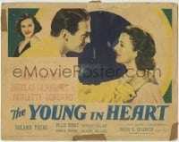 3z354 YOUNG IN HEART TC 1938 Douglas Fairbanks Jr. between Paulette Goddard & Janet Gaynor!