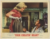 3z998 YOUR CHEATIN' HEART LC #7 1964 George Hamilton as Hank Williams watches Susan Oliver spend!