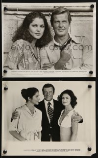 4a949 MOONRAKER 2 8x10 stills 1979 Roger Moore as James Bond, Lois Chiles, Corinne Clery!