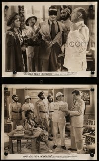 4a959 PASSAGE FROM HONG KONG 2 8x10 stills 1941 Lucile Fairbanks, Douglas Kennedy, Exotic Adventures!