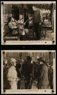 4a977 STANLEY & LIVINGSTONE 2 8x10 stills 1939 Africa explorers Spencer Tracy & Cedric Hardwicke!