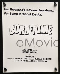 4a472 BORDERLINE 7 8x10 stills 1980 U.S. Border Patrol agent Charles Bronson!