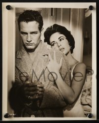 4a898 CAT ON A HOT TIN ROOF 2 8x10 stills 1958 Elizabeth Taylor as Maggie the Cat & Paul Newman!