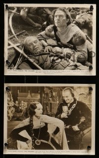 4a478 CRUSADES 7 8x10 stills 1935 Cecil B DeMille directs Henry Wilcoxon & daughter Katherine!