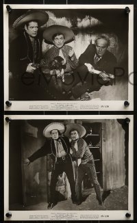 4a392 DARING CABALLERO 8 8x10 stills 1949 Leo Carrillo, Duncan Renaldo as the Cisco Kid!