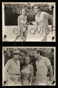 4a397 DR. NO 8 trimmed from 7.5x10 to 8x9 stills R1960s Sean Connery as James Bond, Ursula Andress!