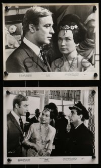4a342 GAMBIT 9 8x10 stills 1967 cool images of sexy Shirley MacLaine & Michael Caine!