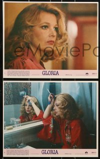 4a071 GLORIA 8 8x10 mini LCs 1980 John Cassavetes directed, cool images of Gena Rowlands!