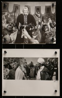 4a632 KING RICHARD & THE CRUSADERS 5 from 7.25x9.25 to 8x10 stills 1954 Harrison, George Sanders!